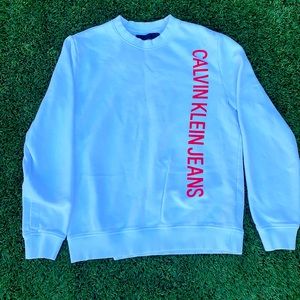 Calvin Klein White Crewneck